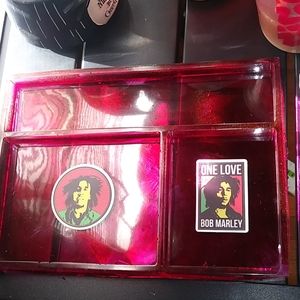 Bob Marley Resin Jewelry/makeup tray